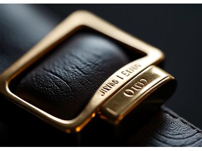 고유 번호가 각인된 한정판 핸드백 버클과 함께 전시된 특별한 액세서리