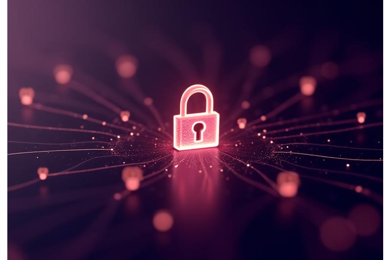 보안 잠금 장치와 데이터 보호 아이콘